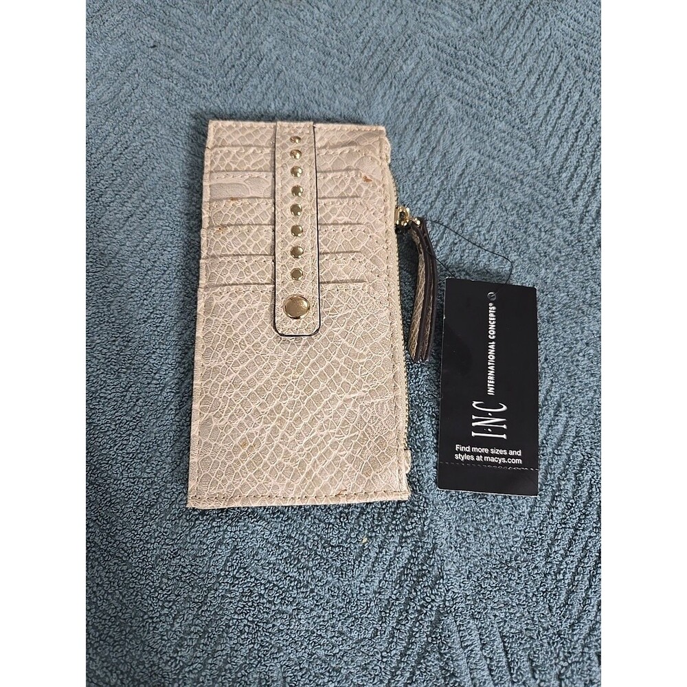 NWT I.N.C. International Concepts Hazell Cardcase Snake Print
